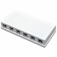 Розетка внешняя под 6 модулей Keystone, EPNew Розетка внешняя под 6 модулей Keystone, EPNew