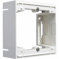 Адаптер наружной установки белый,1-кратный основной. Адаптер наружной установки белый,1-кратный основной.