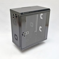 Шафа 19'' 12U, 600х350х640 мм (Ш*Г*В) серверна настінна чорна CMS акрилове скло  Шафа 19'' 12U, 600х350х640 мм (Ш*Г*В) серверна настінна чорна CMS акрилове скло