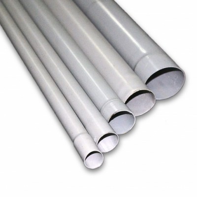 Труба гладка ПВХ D25, що стикується сіра 2м (KT-63925GR)