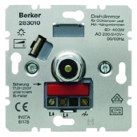 Berker S.1 Поворотно-нажимной диммер 400Вт Berker S.1 Поворотно-нажимной диммер 400Вт