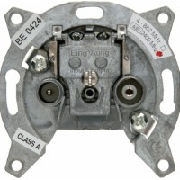 Berker S1 Антенная розетка, 2 отверстия, конечная