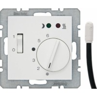 Berker S.1 Регулятор температуры, размыкатель, с центральной панелью Berker S.1 Регулятор температуры, размыкатель, с центральной панелью