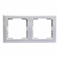 Рамка 2-кратная, белая. Рамка 2-кратная, белая.