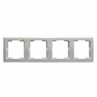 Рамка 4-кратная, белая. Рамка 4-кратная, белая.