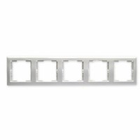 Рамка 5-кратная, белая. Рамка 5-кратная, белая.
