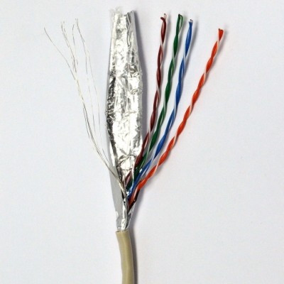 Кабель FTP 4x2, кат.5е, багатожильний, PVC, 305 м.