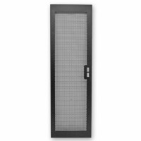 Задние двери для шкафа 42U, 600х, 66% перфорация, черные Задние двери для шкафа 42U, 600х, 66% перфорация, черные