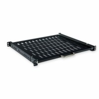 Полка висувна 19 " 400мм глибина,4 точки кріплення, чорна Полка висувна 19 " 400мм глибина,4 точки кріплення, чорна