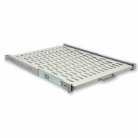 Полка висувна 19 " 600мм глибина, 4 точки кріплення,сіра Полка висувна 19 " 600мм глибина, 4 точки кріплення,сіра