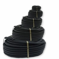 Металлорукав, оцинкованный изолированный (ПВХ) чёрный Металлорукав, оцинкованный изолированный (ПВХ) чёрный