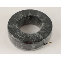 Телефонний кабель 4-пров., плоский, мідний, чорний 100 м Телефонний кабель 4-пров., плоский, мідний, чорний 100 м