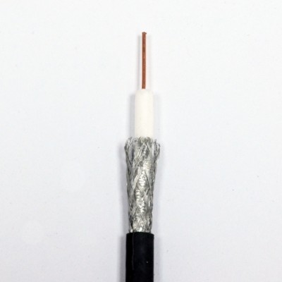 Кабель коаксиальный RG-6U, 75 Ом, 1,02мм CCS, оплетка 96х0,12 AL-MG, 305 м