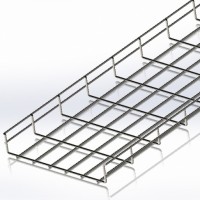 Лоток сітчастий 300х50, дріт Ø5 мм, білий цинк 2,5м (CMS-WBC5-30050Z) Лоток сітчастий 300х50, дріт Ø5 мм, білий цинк 2,5м (CMS-WBC5-30050Z)