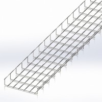 Лоток сітчастий 300х50, дріт Ø4 мм, білий цинк 2,5м (CMS-WBB4-30050Z) Лоток сітчастий 300х50, дріт Ø4 мм, білий цинк 2,5м (CMS-WBB4-30050Z)