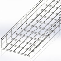 Лоток сітчастий 300х100, дріт Ø5 мм, білий цинк 2,5м (CMS-WBC5-300100Z) Лоток сітчастий 300х100, дріт Ø5 мм, білий цинк 2,5м (CMS-WBC5-300100Z)