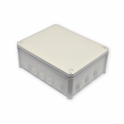 Коробка розподільна, зовнішня, пластикова 240х190х95, 16 вводов IP66, без клем.