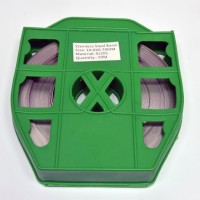 Бандажная лента 201-10х0,7, 50м , нержавеющая сталь.