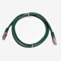 Патч-корд FTP, 1 м, кат. 5e, зеленый Патч-корд FTP, 1 м, кат. 5e, зеленый