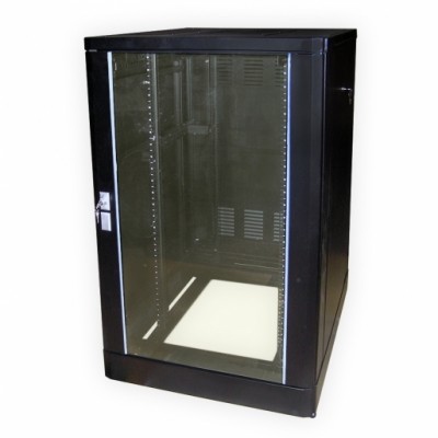 Шафа 24U 800х820, чорна (ніжки, заземлення) MG