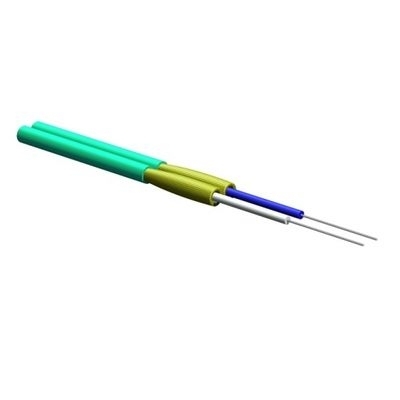 ВО кабель патчкордовий J-V(ZN)H 2F G50 OM3, ClearCurve, ZipCord TB3, LSZH/FRNC, бірюзовий, 2.0 мм,Corning™