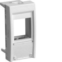 Корпус для одного разъема типа Keystone, 1М Systo белый (22,5х45мм) Корпус для одного разъема типа Keystone, 1М Systo белый (22,5х45мм)