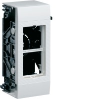 Корпус дополнительный в/у для 2 модулей 45х45мм Systo белый Корпус дополнительный в/у для 2 модулей 45х45мм Systo белый