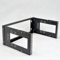 Кронштейн настенный 19" 6U, глубь. 280 ... 380мм, черный Кронштейн настенный 19" 6U, глубь. 280 ... 380мм, черный