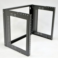 Кронштейн настенный 19" 12U, глубь. 280 ... 380мм, черный Кронштейн настенный 19" 12U, глубь. 280 ... 380мм, черный