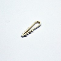 Крепление "ёлочка" для круглого кабеля D6, сверло D5, белый (100 шт.), INSTAIL.