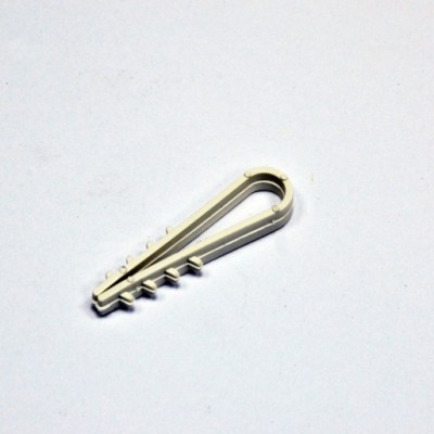 Кріплення "ялинка" для круглого кабелю D8, свердло D8, білий (100 шт.), INSTAIL.