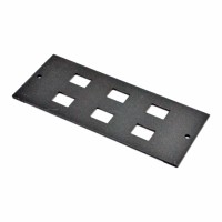 Пластина в люк для фальшпола для 6-х модулей KeyStone Пластина в люк для фальшпола для 6-х модулей KeyStone