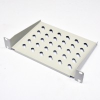 Полиця консольна 10 " 160мм 1U, сіра Полиця консольна 10 " 160мм 1U, сіра