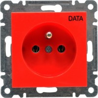 Розетка DATA с з/к Lumina-2, красная Розетка DATA с з/к Lumina-2, красная