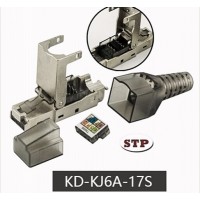 Конектор RJ45 кат. 6A екранований безінструментальний