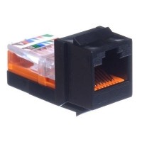 Модуль Keystone RJ45, кат. 5e, UTP, черный, Panduit NetKey Модуль Keystone RJ45, кат. 5e, UTP, черный, Panduit NetKey