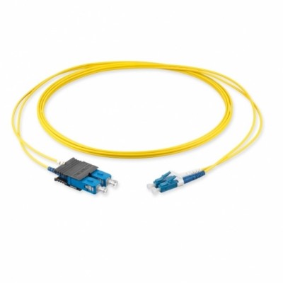 ВО патч-корд, LC/UPC-SC/UPC, 2.0мм, (OS2), Duplex, LSZH, 3м, Corning