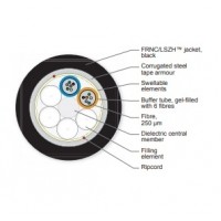 ВО кабель универсальный, U-DQ(ZN)(SR)H 2x6 G50СС OM3 LT 2.3, 12 вол.LSZH™/FRNC, Corning ВО кабель универсальный, U-DQ(ZN)(SR)H 2x6 G50СС OM3 LT 2.3, 12 вол.LSZH™/FRNC, Corning