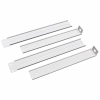 Комплект фіксаторів однорамної стійки до стіни, сірий Комплект фіксаторів однорамної стійки до стіни, сірий