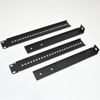 Комплект фіксаторів однорамної стійки до стіни, чорний 