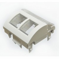 Адаптер 45 x 45 под два модуля xs500 FutureCom™ Keystone