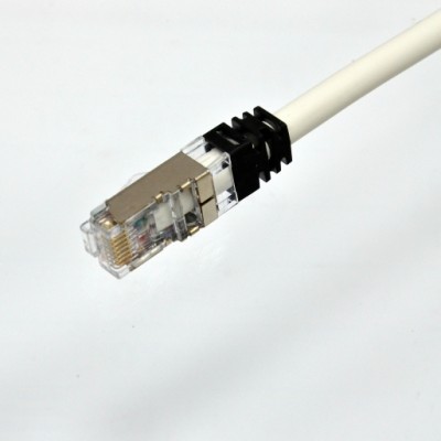 Патч-корд кат 6A F/UTP  (LSZH), off white, 1m
