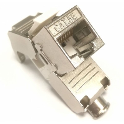 Модуль KeyStone RJ45 STP, кат. 5е, безінструментний, Slim, LW