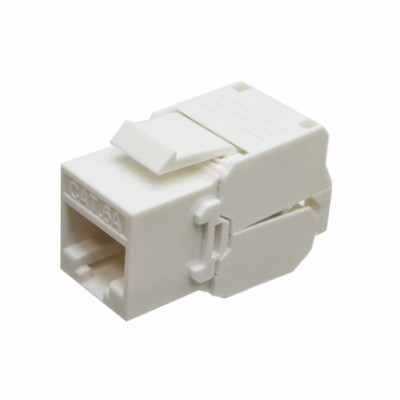 Модуль KeyStone RJ45 UTP, кат. 6a, безінструментний, Slim, LW