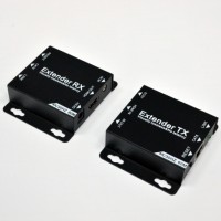 HDMI подовжувач 60 м 4K по 1 кабелю Cat. 6 с блоком живлення с IR HDMI подовжувач 60 м 4K по 1 кабелю Cat. 6 с блоком живлення с IR