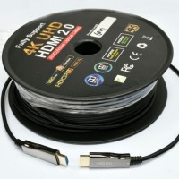 HDMI 2.0 кабель 60 м с передачей сигнала 4K UHD по оптическому кабелю (AOC) HDMI 2.0 кабель 60 м с передачей сигнала 4K UHD по оптическому кабелю (AOC)
