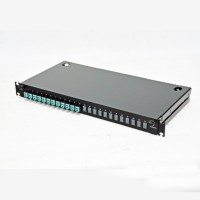 ВО патч-панель LAN1 с 12xLC Duplex адапт., 24 пигтейл., сплайс-кассетами, MM, OM3/OM4, 1U ВО патч-панель LAN1 с 12xLC Duplex адапт., 24 пигтейл., сплайс-кассетами, MM, OM3/OM4, 1U