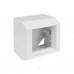 Монтажна коробка 65x65x48 мм, під вставку 45х45, Corning