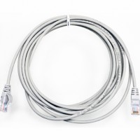 Патч-корд кат. 5e, RJ45-RJ45, серый, U/UTP, LSZH Патч-корд кат. 5e, RJ45-RJ45, серый, U/UTP, LSZH