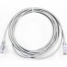 Патч-корд кат. 5e, RJ45-RJ45, сірий, U/UTP, LSZH